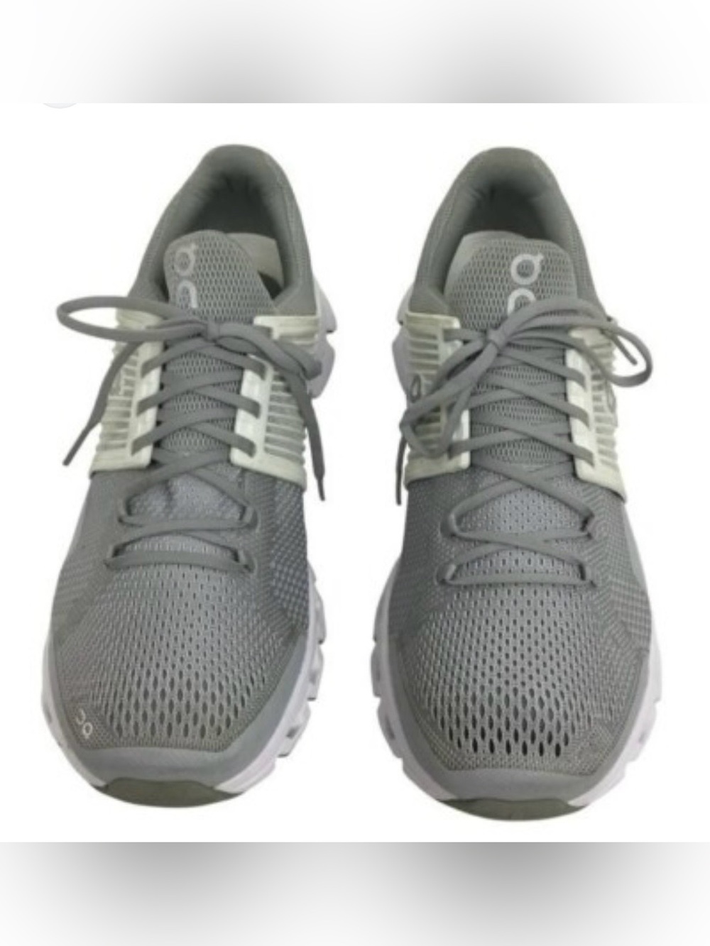 On Cloud Helion Cloud Tec Running Women Athletic Sneakers in Gray/White Sz 8